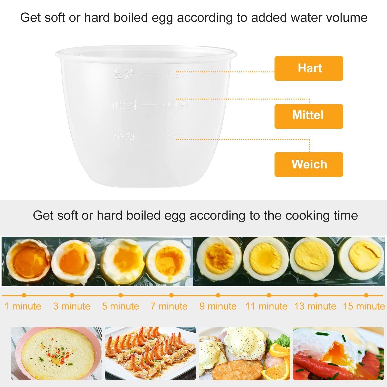 1Pc Electric Egg Cooker 7 - Capacity Hard - Boiled Egg Maker With Auto - Off Measuring Cup For Hard Boiled Steamed Vegetables Seafood Dumplings - Beautybuzz