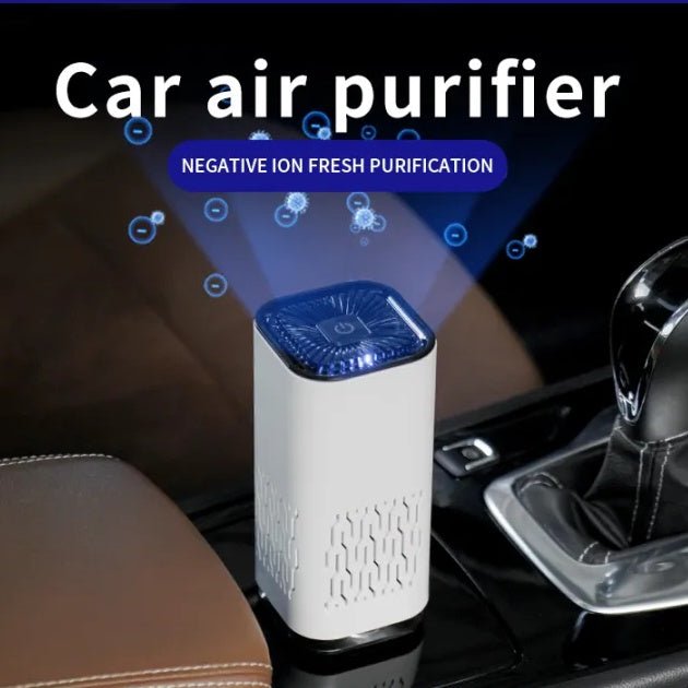 Car Air Purifier Portable Negative Ion Generator Remove Formaldehyde Dust Smoke Air Freshen Washer For Home Car - Beautybuzz'