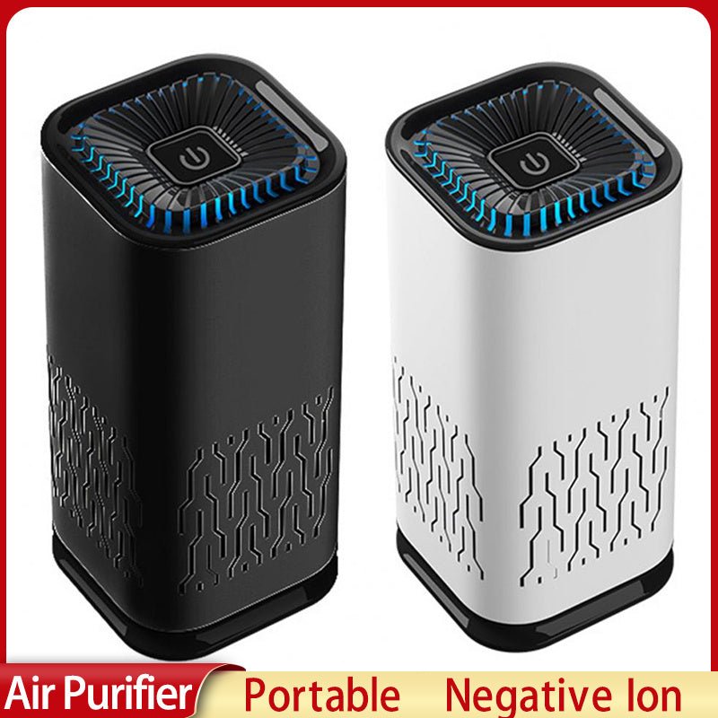 Car Air Purifier Portable Negative Ion Generator Remove Formaldehyde Dust Smoke Air Freshen Washer For Home Car - Beautybuzz'