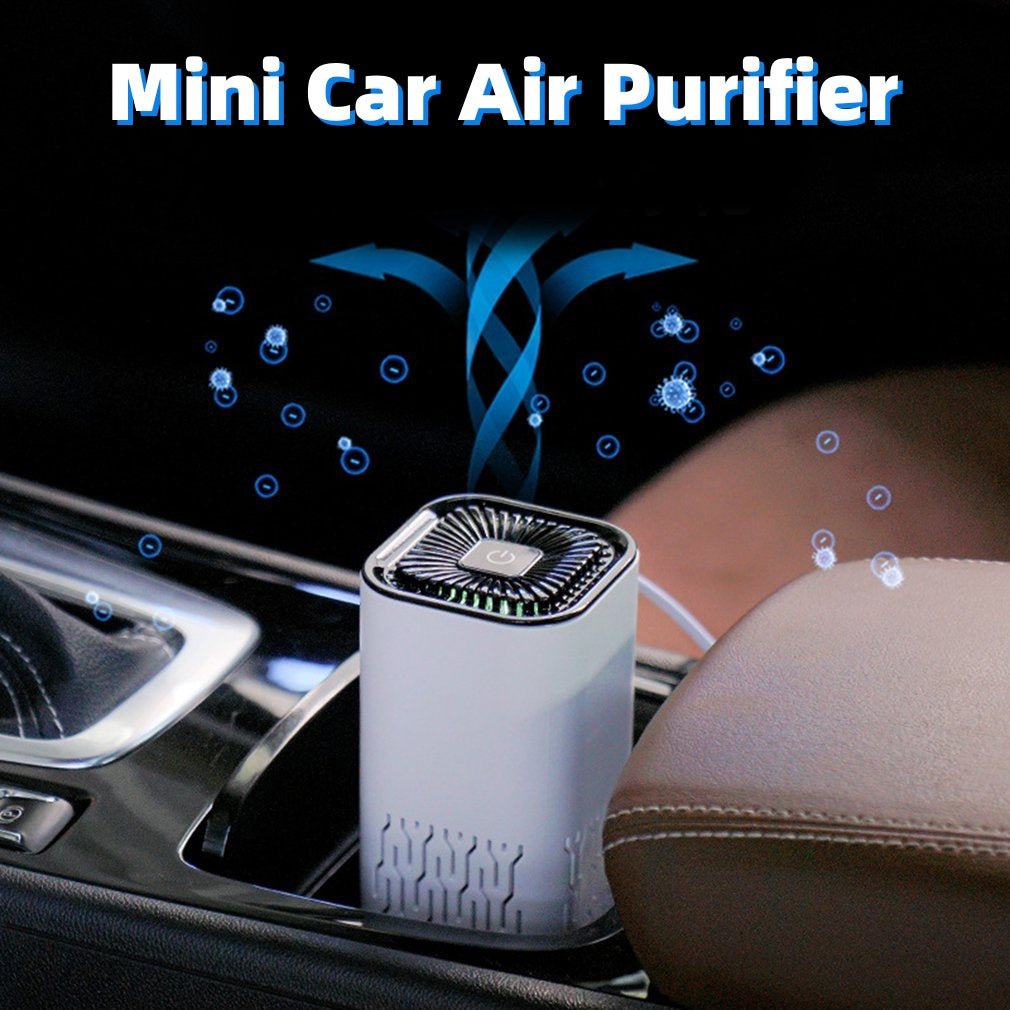 Car Air Purifier Portable Negative Ion Generator Remove Formaldehyde Dust Smoke Air Freshen Washer For Home Car - Beautybuzz'