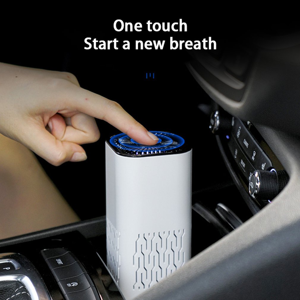 Car Air Purifier Portable Negative Ion Generator Remove Formaldehyde Dust Smoke Air Freshen Washer For Home Car - Beautybuzz'