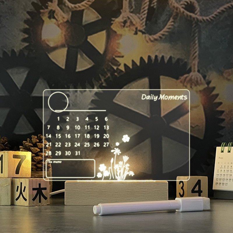Creative Note Board Creative Led Night Light USB Message Board Holiday Light With Pen Gift For Children Girlfriend Decoration Night Lamp - Beautybuzz