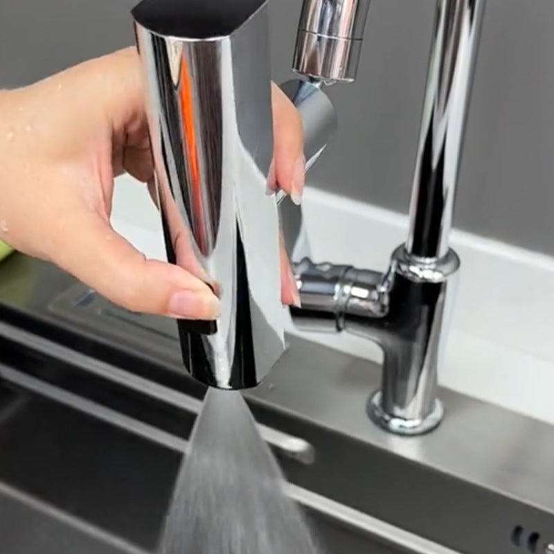 Kitchen Faucet Waterfall Outlet Splash Proof Universal Rotating Bubbler Multifunctional Water Nozzle Extension Kitchen Gadgets - Beautybuzz'