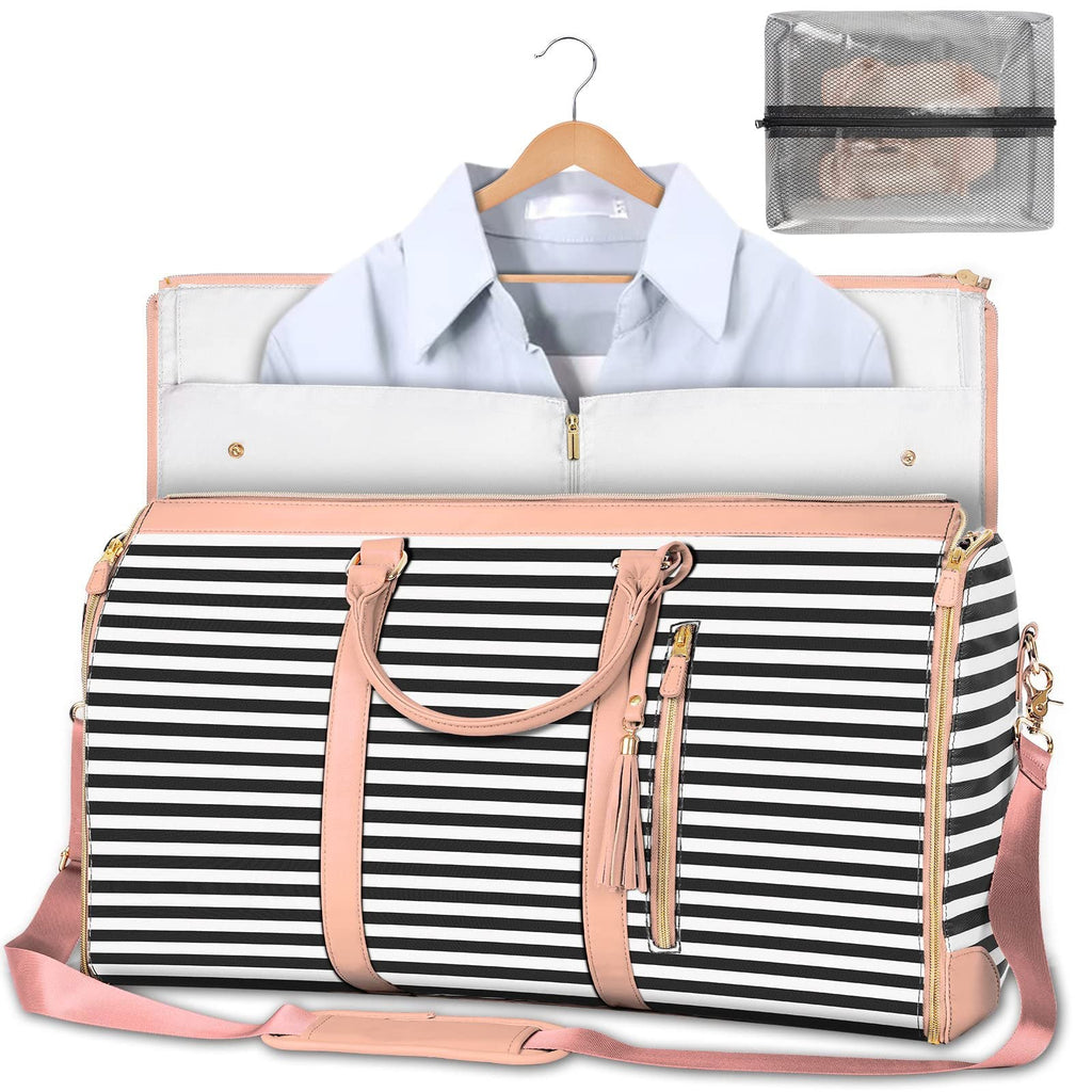 Large Capacity Travel Duffle Bag Women's Handbag Folding Suit Bag Waterproof Clothes Totes - Beautybuzz