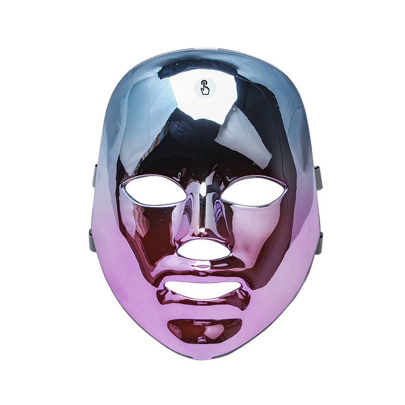 LED Rechargeable Face Mask Acne And Freckles Led Color Light Mask - Beautybuzz'