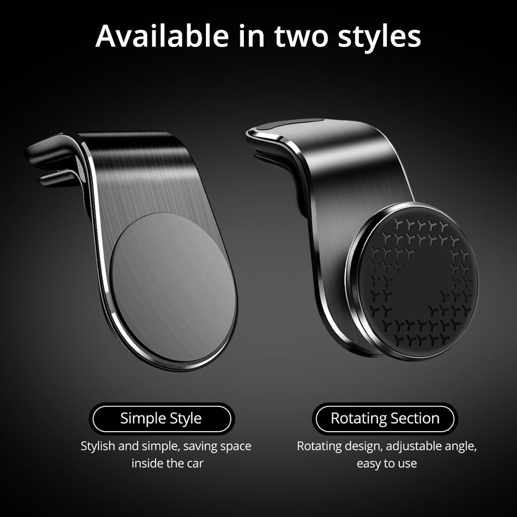 Magnetic Car Phone Holder Air Vent Magnet Mount Smartphone Phone Holder Car Rotation Bracket - Beautybuzz