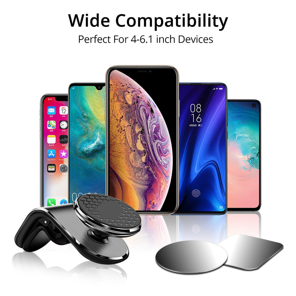 Magnetic Car Phone Holder Air Vent Magnet Mount Smartphone Phone Holder Car Rotation Bracket - Beautybuzz