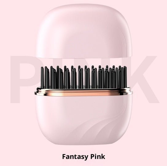 Mini Hair Straightening Comb Wireless Charging Portable Multifunctional Hair Care Not Hurt Hair Styling Comb Hair Straightener - Beautybuzz