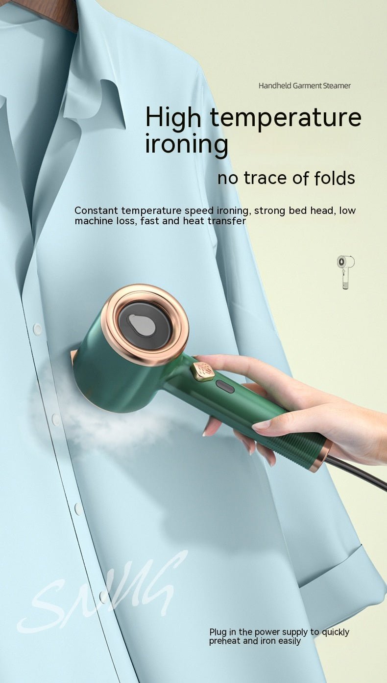 Mini Portable Handheld Garment Steamer Fabric Steam Iron For Clothes Travel Home Appliances Vertical US Plug Ironing Machine - Beautybuzz