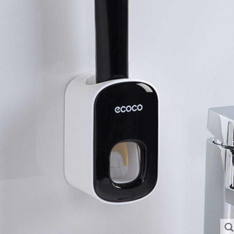 Wall Mounted Automatic Toothpaste Holder Bathroom Accessories Set Dispenser - Beautybuzz'